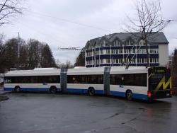 Geneva biarticulated trolleybus with capacity of 200